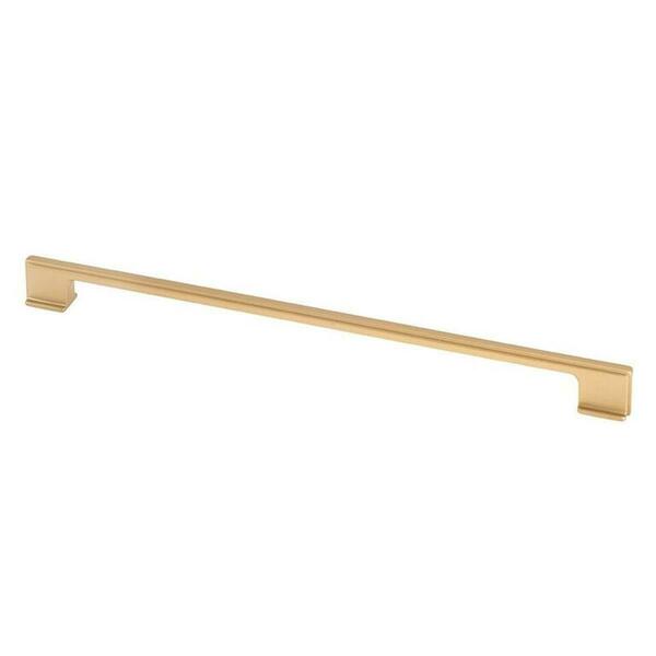 Topex Design 128 - 160 mm Thin Square Cabinet Pull Handle - Matte Brass 8-10321601280903